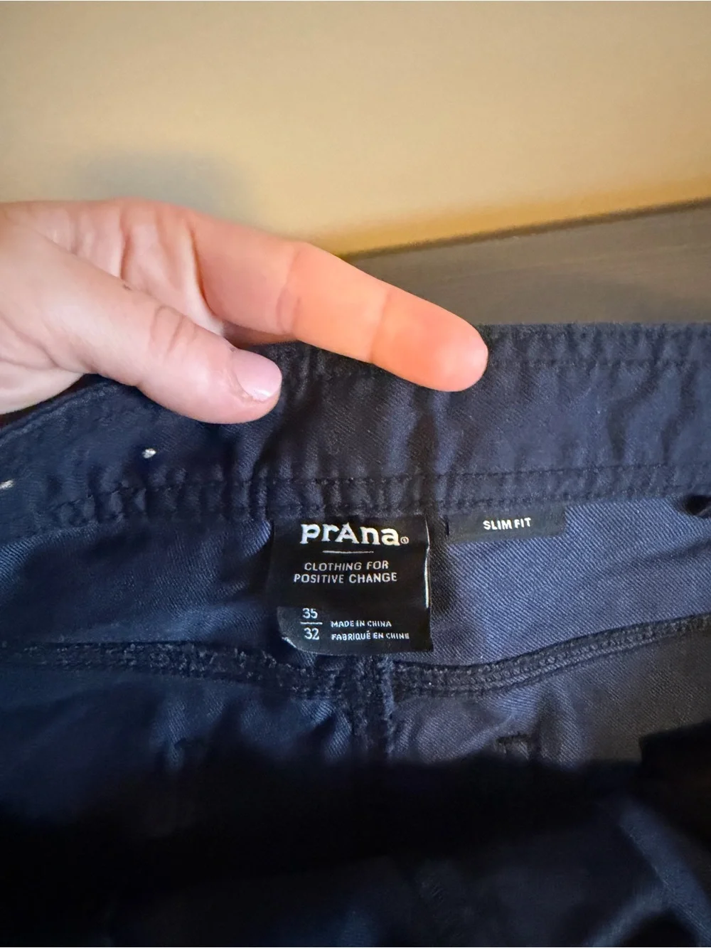 Prana Men’s Bridger Slim Straight Jeans - Navy
